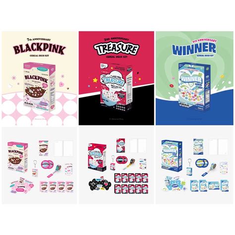 Full Read Description 2023 Debut Anniversary Cereal Deco Kit Blackpink