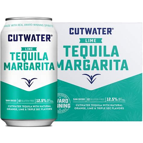 Cutwater Spirits Lime Margarita Pack Ml Elma Wine Liquor