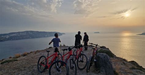 Santorini Excursi N En Bicicleta El Ctrica Al Atardecer Getyourguide