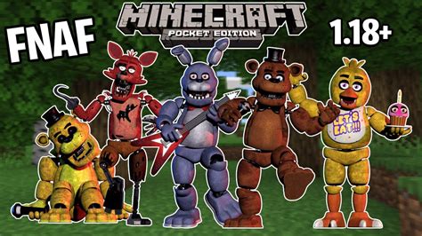 Fnaf Addon Para Minecraft Pe Bedrock Five Nights At Freddy Mod