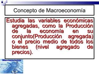 Tema 1 Macroeconomía Introducción PPT