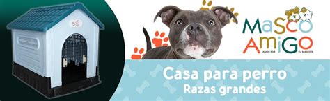 MASCOAMIGO Casa Térmica para Perros Razas Grandes Incluye Puerta Facil