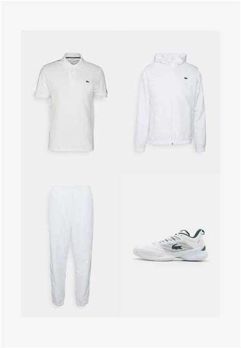 Lacoste Sport Tapered Poloshirt Blanc Wit Zalando Nl