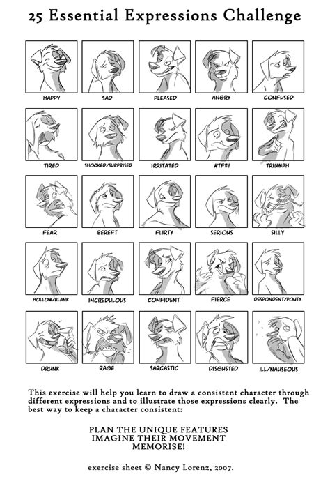 25 Essential Expressions By Doingwell On Deviantart