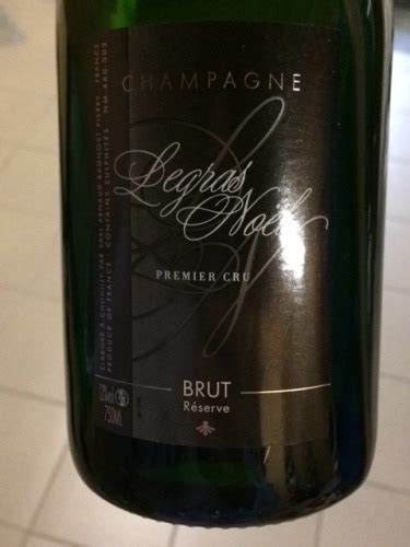 Legras Noel Champagne Cuvee De Reserve Premier Cru Brut Vivino Australia