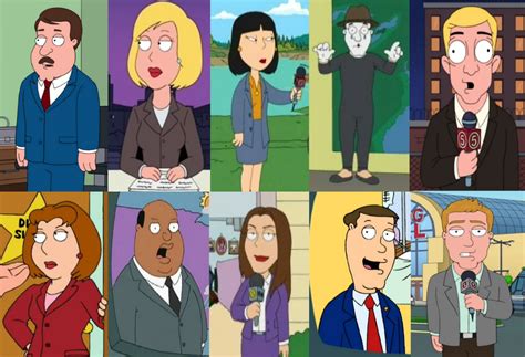 Family Guy: Quahog 5 News Reporters by Evanh123 on DeviantArt