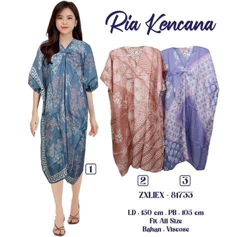 Jual Kaftan Batik Wanita Kaftan Dewasa Bahan Halus Kaftan Cantik Motif