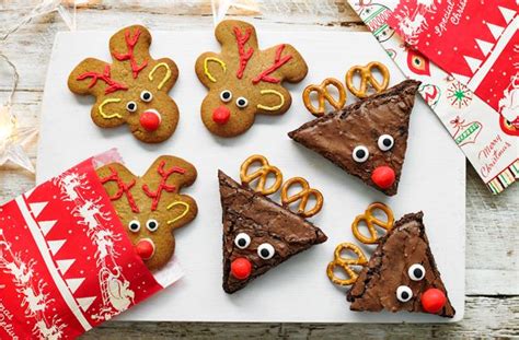 How To Make Reindeer Gingerbread And Brownies Goodtoknow