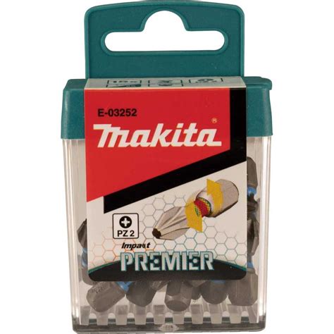 Juego De Puntas IMPACT PREMIER PZ2x25mm Flip Top 15 Pzs Makita E 03252