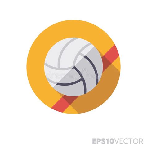 Campo Del Voleibol Aislado En El Fondo Blanco Ilustración Del Vector