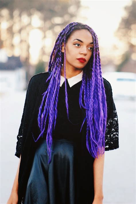 Purple Senegalese Twists | Senegalese twist, Instagram fashion, Black fashion