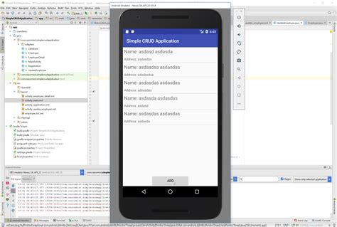 Crud Android Studio Homecare