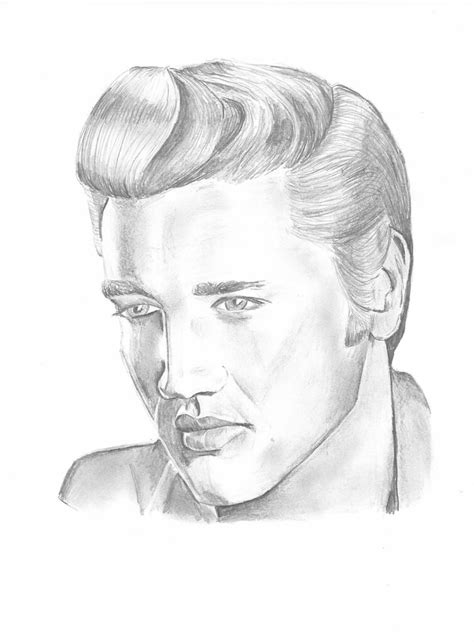 Elvis Presley Drawing Step By Step At Paintingvalley Explore