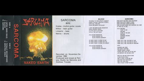 Sarcoma Grc Naked Earth Demo Thrash Metal Greece Youtube