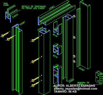 Perfiles De Aluminio En Autocad Librer A Cad