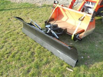 Compact Tractor Front Loader Snow Plow | Compact Tractor Front Loader ...