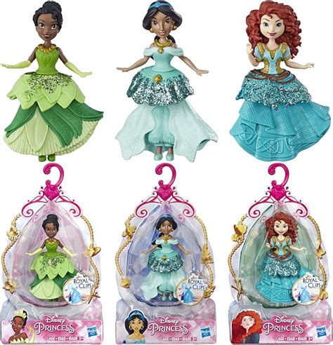 Disney Princess Royal Clips 9cm 3.5 Articulated Figure 3 Pack - Set 1 ...