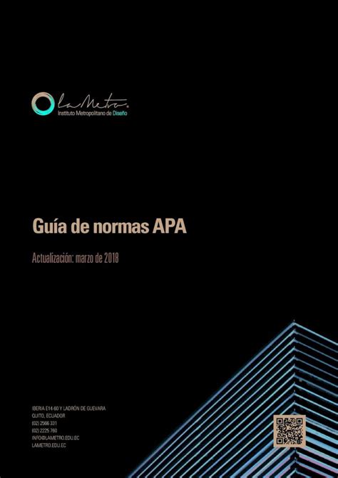 Pdf Guía De Normas Apa Contenidodigital