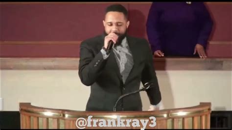 Rev Frank Ray Iiidr Frank Ray Sr At New Salem Church Memphis Youtube