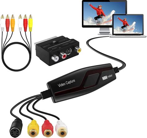 DIGITNOW Video Capture Card Transfers Hi8 VHS To Digital DVD For