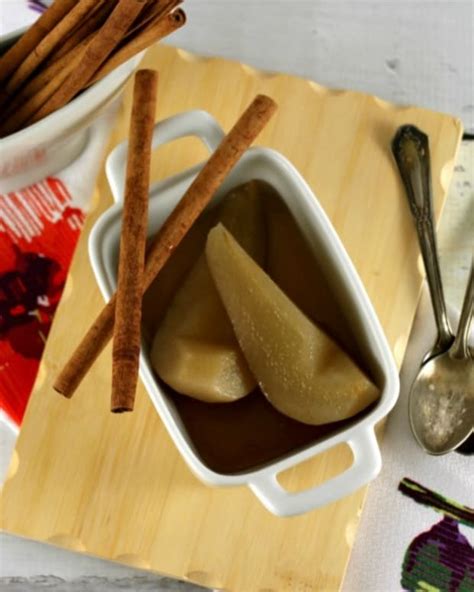 Poached Pears Jamie Geller