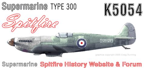 Vickers Supermarine Spitfire Type 300 Prototype K5054