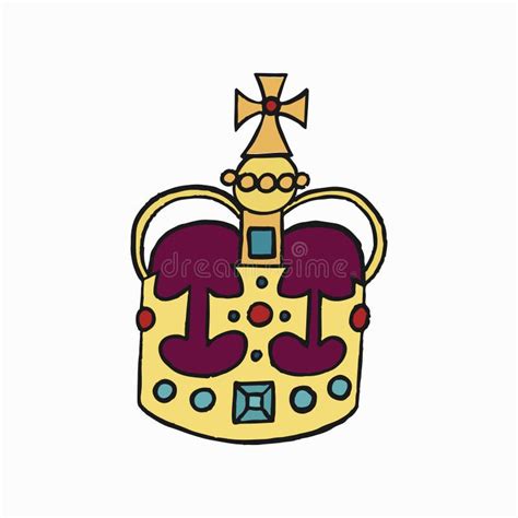 St Edward`s Crown, One of the Crown Jewels of the United Kingdom ...