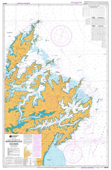 Marlborough Sounds Map by Land Information New Zealand | Avenza Maps