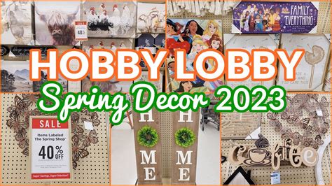 HOBBY LOBBY SPRING DECOR 2023 SNEAK PEEK SHOP WITH ME YouTube