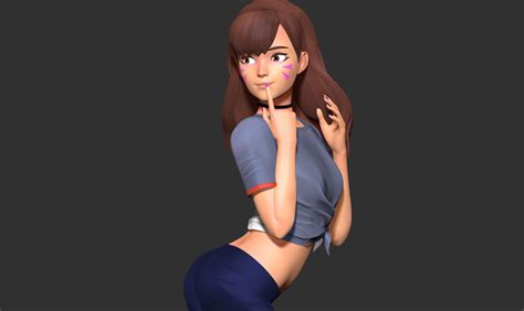 D Va Fanart 3d Model By Sinh Nguyen