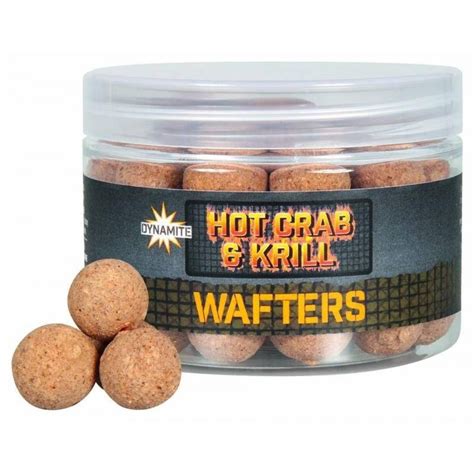 DYNAMITE BAITS Hot Crab Krill Wafter 15mm Fishingtackle24