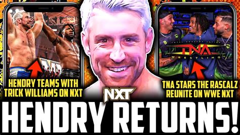 Wwe Joe Hendry Nxt Return Tna Wrestling The Rascalz Reunite In Nxt Aew Mercedes Mone