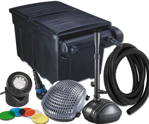 Kit De Filtration Pour Bassins Jusqu Litres Uv C W Pompe