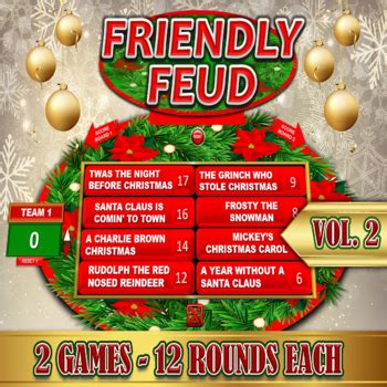 Christmas Family Feud Game - PowerPoint Template Game | TPT