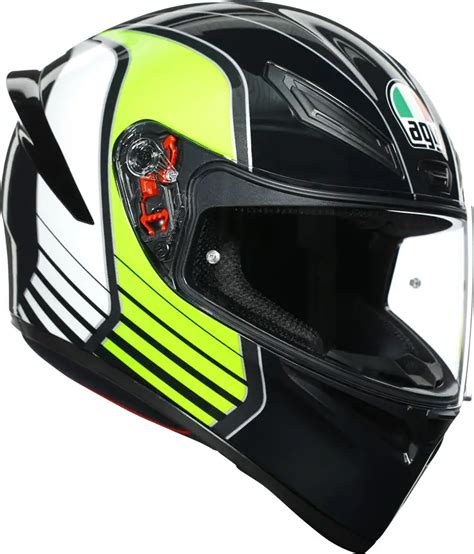 Casco Integrale Agv K Multi Power Gunmetal Bianco Verde