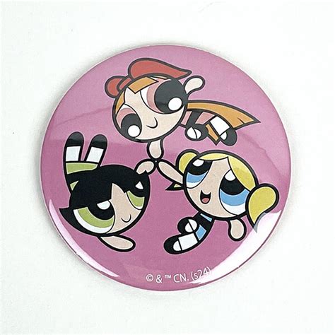 【楽天市場】パワーパフガールズ 缶バッチミラー 鏡 パワパフ Power Puff Girls 日本製：anitto Friends