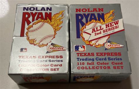 1991 Pacific Nolan Ryan Texas Express Series 1 And 2 Collectors Sets