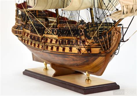 Hms Prince Handcrafted Wooden Ship Model Savyboat