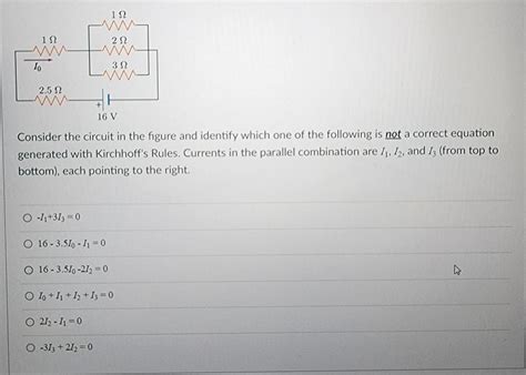 Solved Consider The Circuit In The Figure And Identify