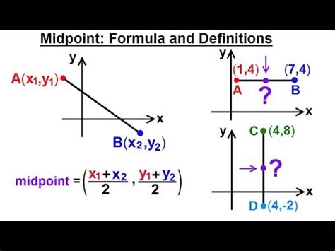 Geometry Ch 1 Basic Concepts 10 Of 49 Midpoint Formula And