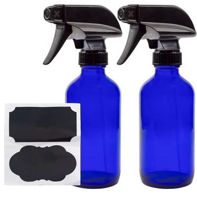 Cornucopia Brands Oz Cobalt Blue Glass Boston Round Spray Bottles Pk