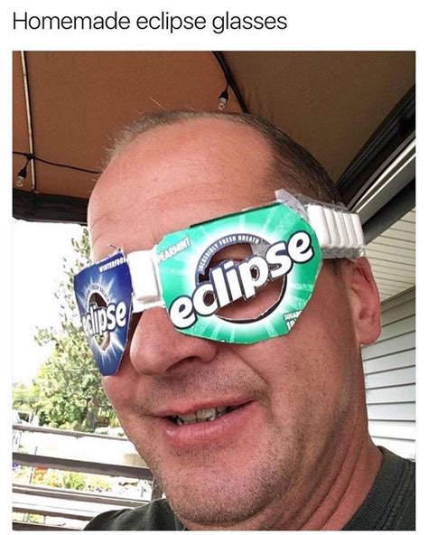 Homemade Eclipse Glasses Funny