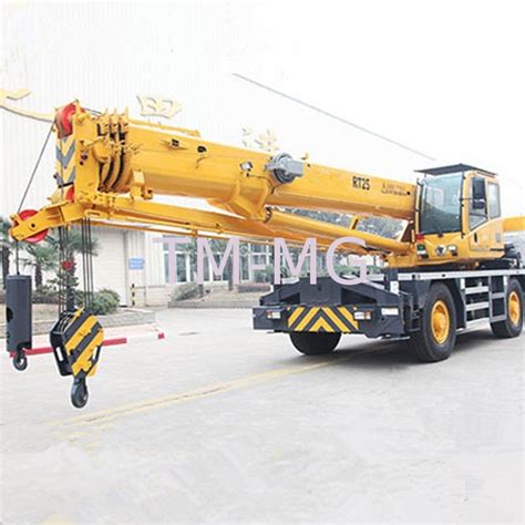 High Power Rough Terrain Mobile Crane Lifting Rt With Qsb C Engine