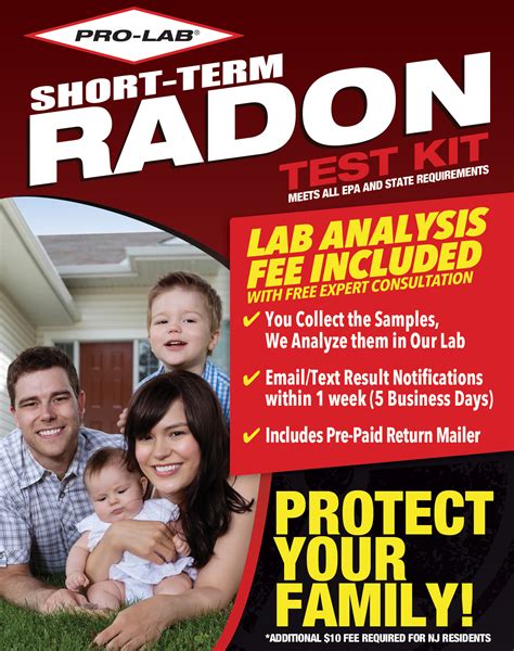 Radon Gas Test Kit (Short Term) | PRO-LAB® Test Kits