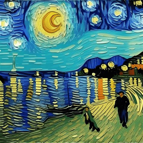 Van Gogh Painting Style Graphic · Creative Fabrica