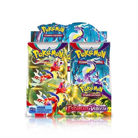 Booster Box Pok Mon Escarlate E Violeta Lacrada Shopdg Sua Loja