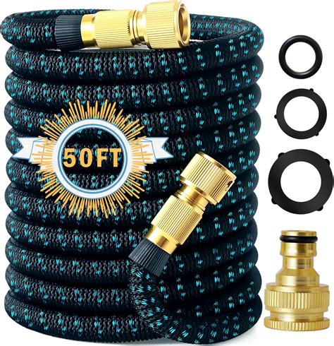 Ft Expandable Flexible Hosepipe Garden Hose Pipe Magic Snake Gun