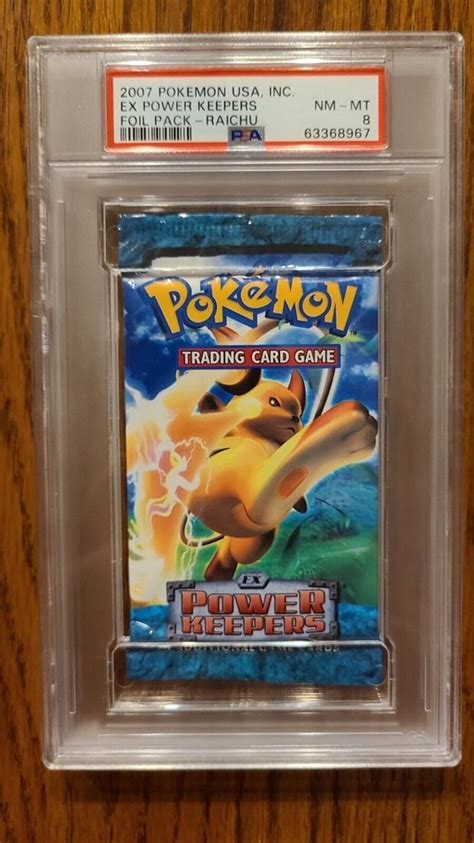 Pokemon EX POWER KEEPERS Graded Booster Pack Raichu Art