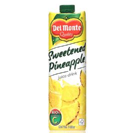 Del Monte Sweetened Pineapple Juice Tetra 1L Suki Kart