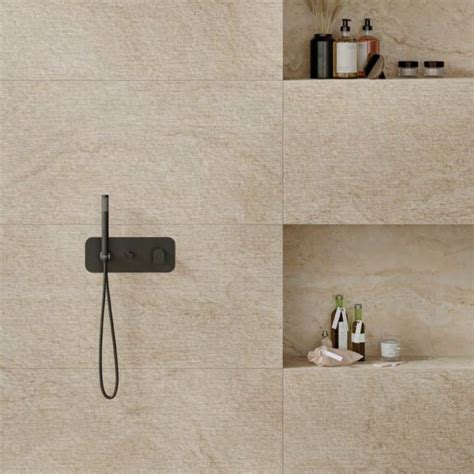 PROVENZA TILE UNIQUE TRAVERTINE CREAM RULED NATURAL RECTIFIED 30X60